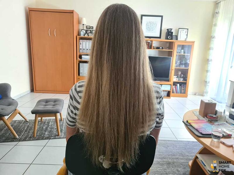dyson airwrap cheveux lisses